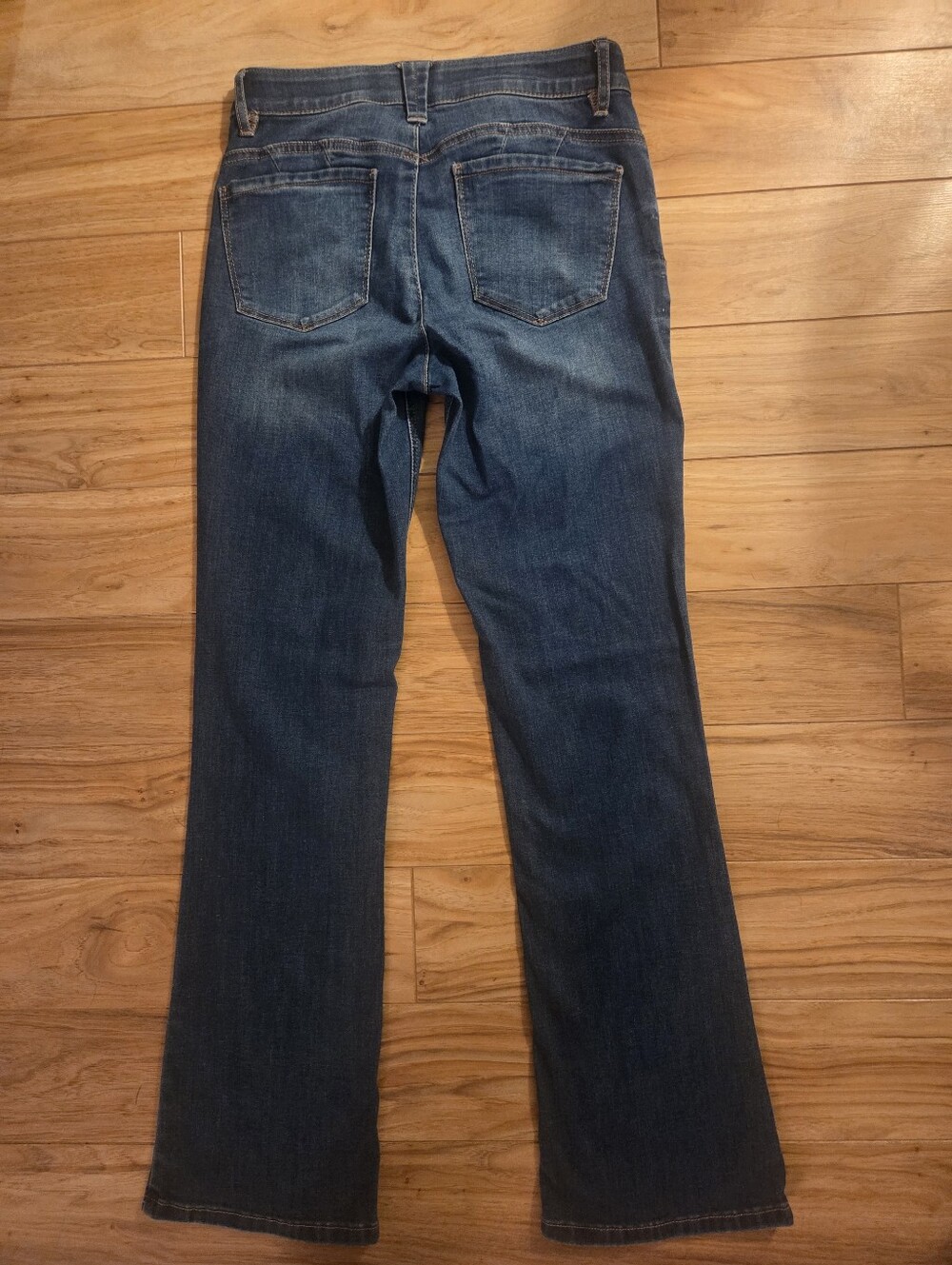 Democracy Ab Technology Jeans Size 6 Bootcut Stretch Distressed Medium Wash - Picture 7 of 9